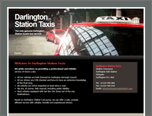 Tablet Screenshot of darlingtonstationtaxis.com